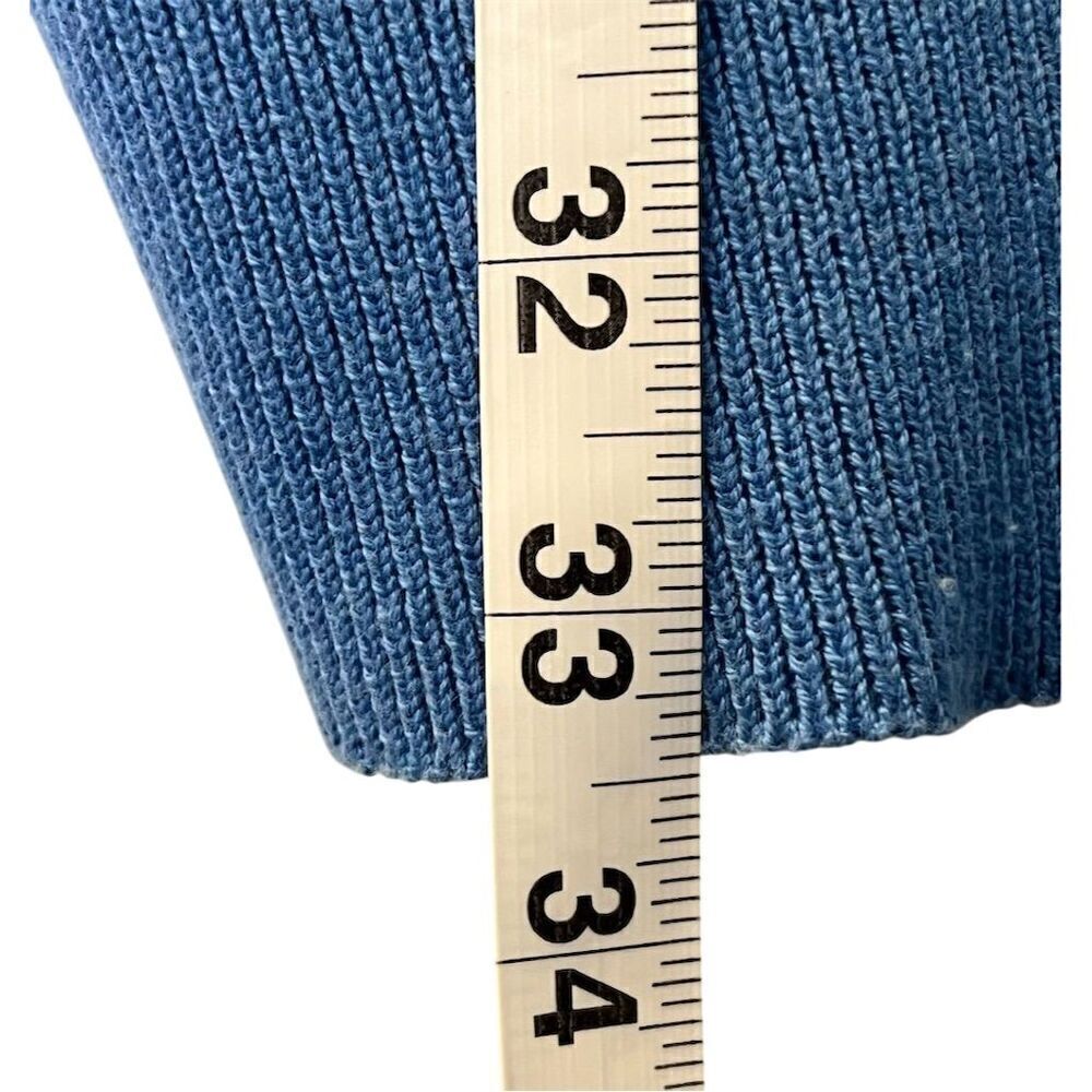 VTG FUBU L Platinum Blue Knit Sweater Men's Fat Albert Junkyard Gang Y2K Cartoon - Picture 8 of 10
